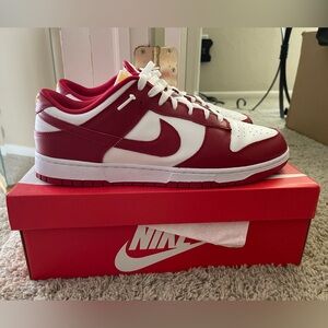 Nike Dunk Low Retro - Gym Red/White/University - Size M14